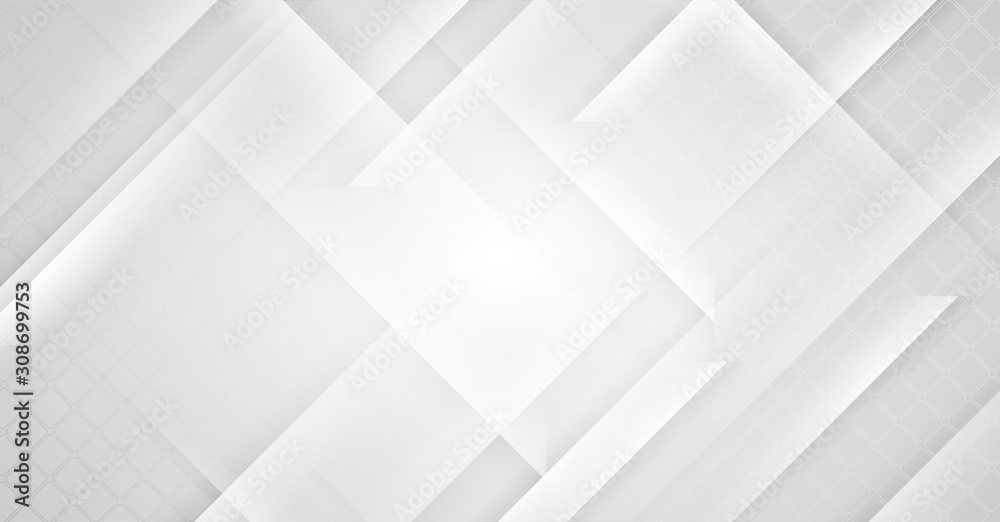 Grey and white tech geometric abstract minimal background. Vector design Grey and white tech geometric abstract minimal background. Vector design