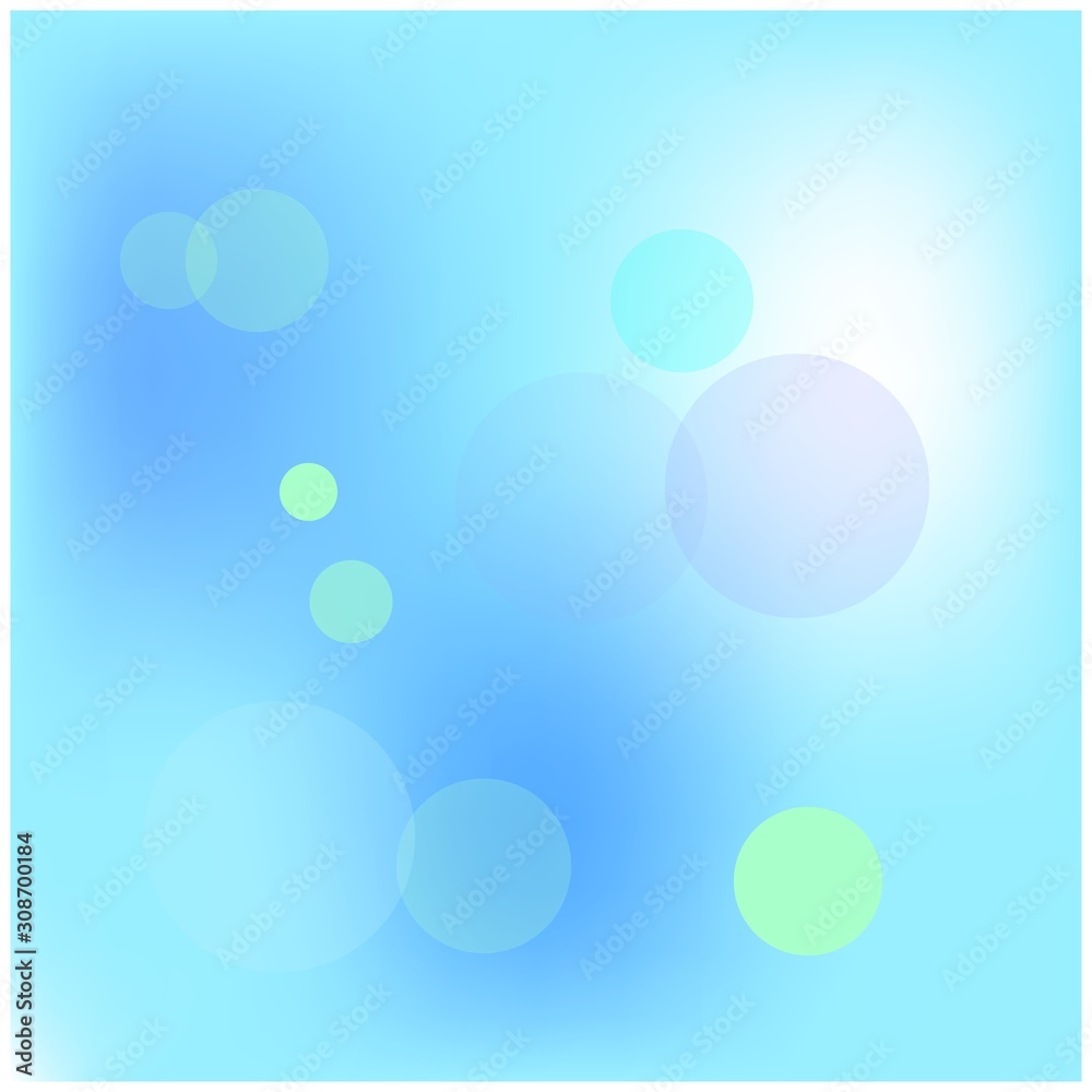 Light BLUE vector template with circle. Blurred bubbles on abstract background with color gradient. New design for ad, poster, banner of your website. Background for a cell phone, banner of website Light BLUE vector template with circle. Blurred bubbles on abstract background with color gradient. New design for ad, poster, banner of your website. Background for a cell phone, banner of website