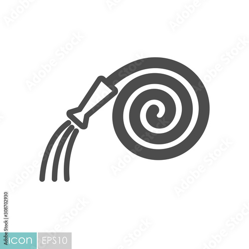 Garden Hose flat vector icon