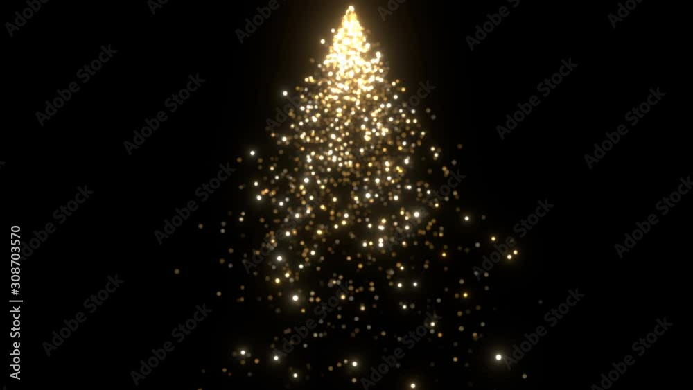 falling particles light column motion background