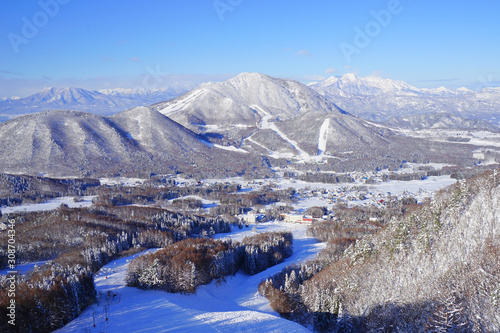 Kitashiga Komaruyama Ski Resorts, Yamanouchi town, Nagano Pref., Japan photo