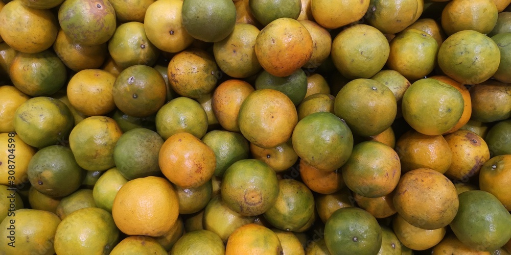 lemons in the market, orange in​ market