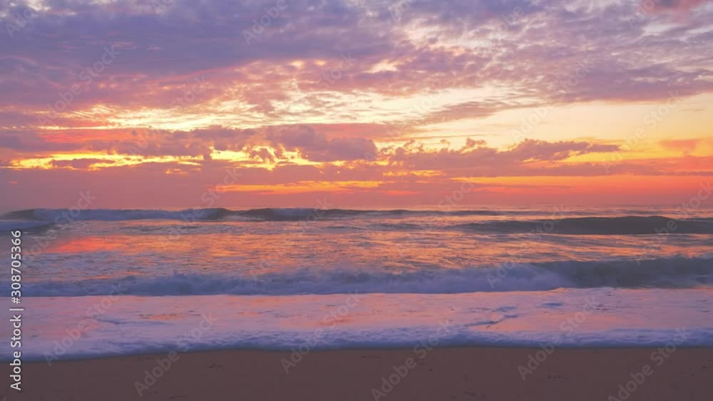 Beautiful clouds over the sea at sunset Beautiful clouds over the sea at sunset