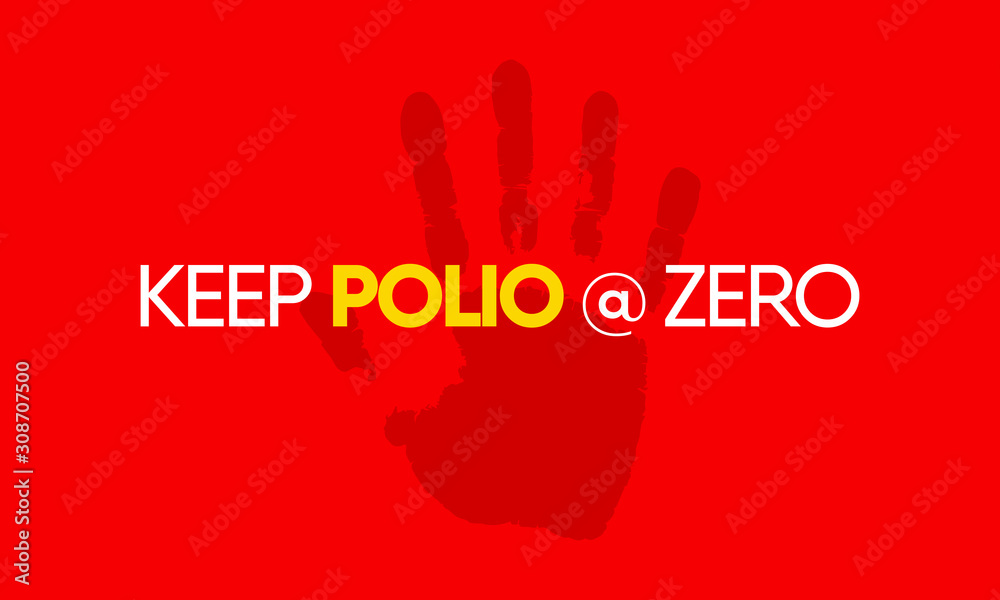 Awareness Campaign on the theme of End to Polio Virus, Vector Illustration. Awareness Campaign on the theme of End to Polio Virus, Vector Illustration.
