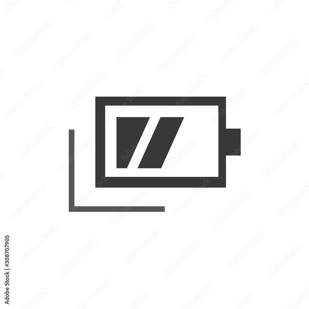 battery vector icon. Stock vector illustration isolated on white background. battery vector icon. Stock vector illustration isolated on white background.
