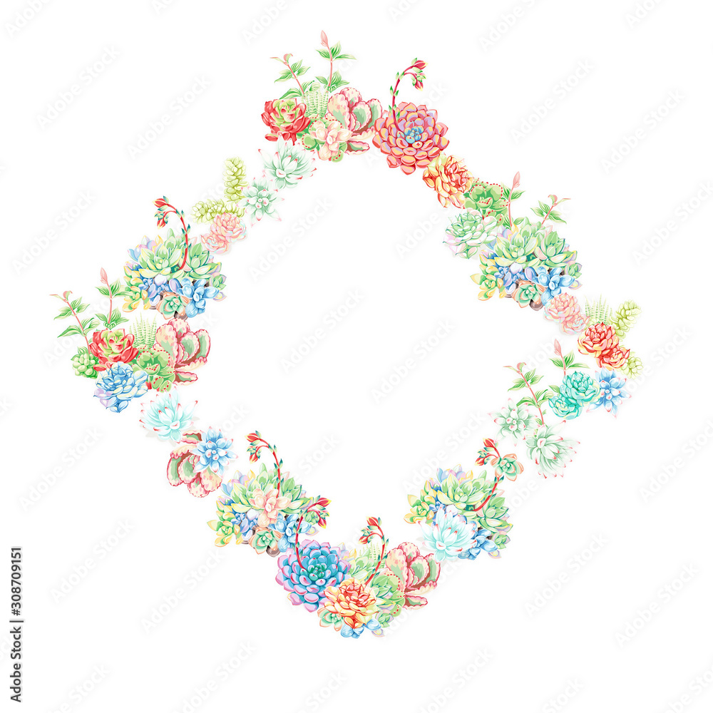 Set of high quality hand painted elements for your design with succulent plants.Perfect for your project,wedding,greeting card,photos,blogs,wreaths,pattern and more Set of high quality hand painted elements for your design with succulent plants.Perfect for your project,wedding,greeting card,photos,blogs,wreaths,pattern and more