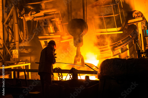 worker work hard on a factory