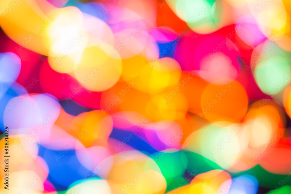 Abstract picture of bright colored lights Abstract picture of bright colored lights
