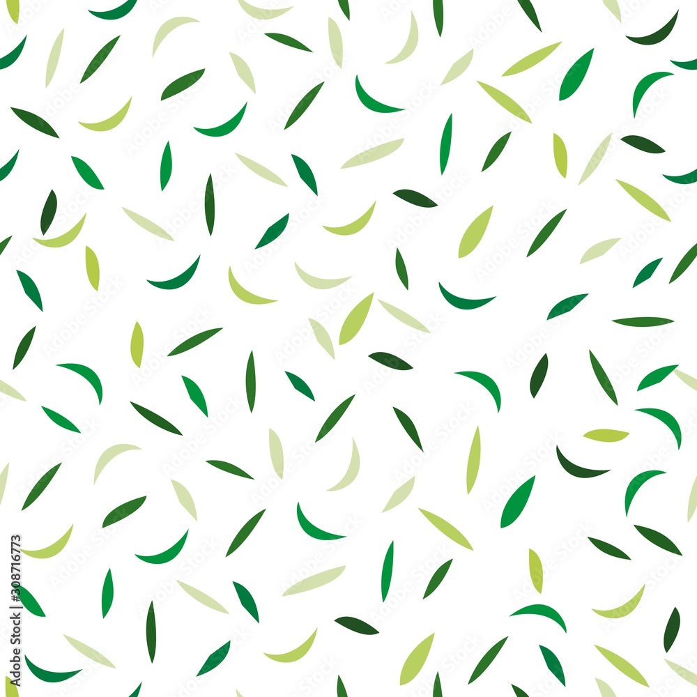 Leaf on white background. Fashion graphic background design. Modern stylish abstract texture. Colorful template for prints, textiles, wrapping, wallpaper, website. Design element. Vector illustration.