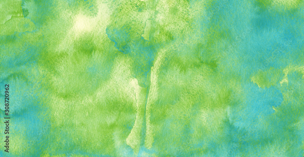 Background 爽やかな背景イラスト ブルー グリーン 水彩 アブストラクト テクスチャ グランジ ウォーターカラー Abstract Texture Gunge Water Color Green Blue Stock Illustration Adobe Stock