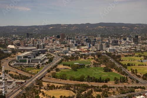 Adelaide skyline , the city is a tourist destination and the capital city of South Australia