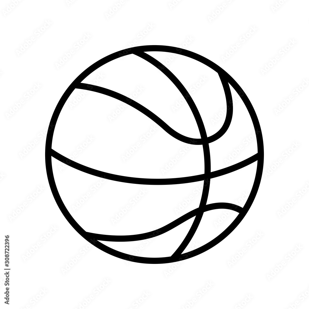 Basketball icon vector design templates