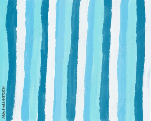 Abstract blue background. White and blue stripes.