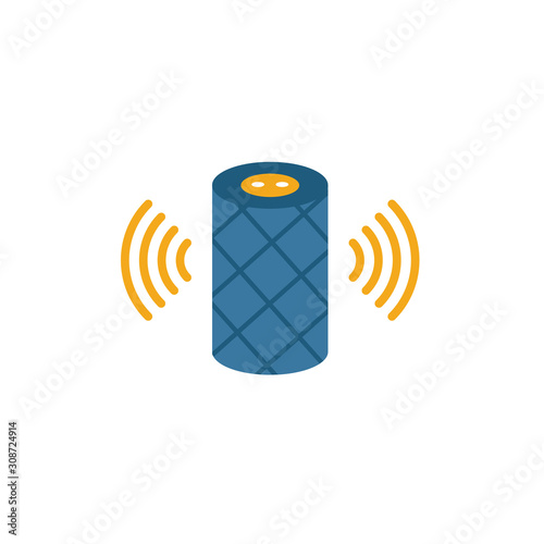 Smart Speakers icon. Simple element from smart home icons collection. Creative Smart Speakers icon ui, ux, apps, software and infographics