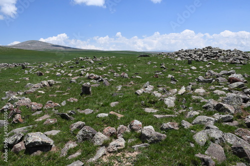 graves of primitive people in Armenia