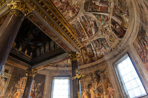 Tableau sur toile Interior of basilica San Pietro in Vincoli