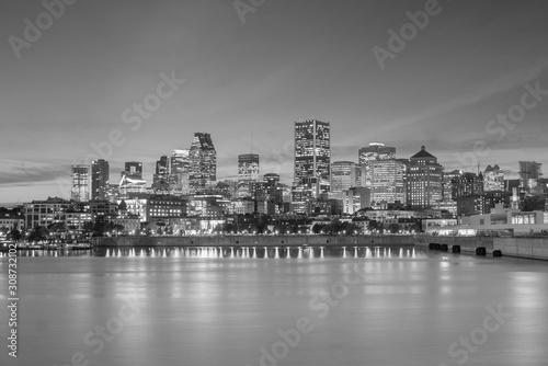 Downtown Montreal skyline at sunset © f11photo