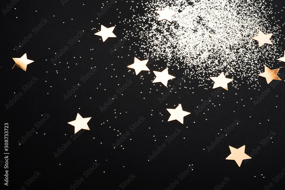 Silver glitter background Silver glitter background