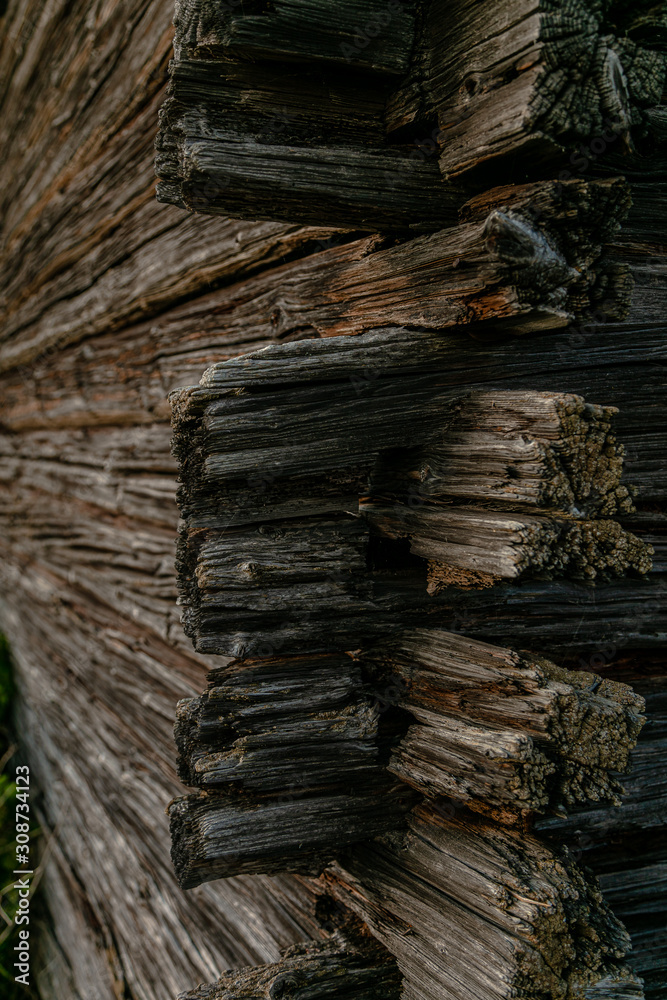 Scandinavian fishing village. Beautiful coastal landscape. Old, beautiful, wooden, textured buildings Scandinavian fishing village. Beautiful coastal landscape. Old, beautiful, wooden, textured buildings