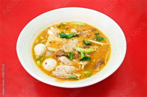 Tom Yum Noodle Soup, Thai food, Noodle soup
