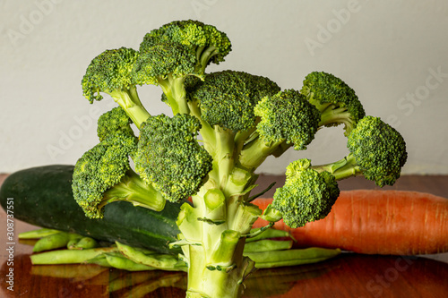 flying broccoli
