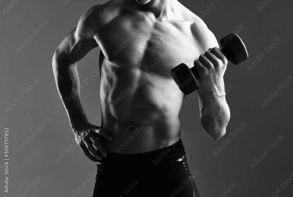 Naklejka premium muscular man