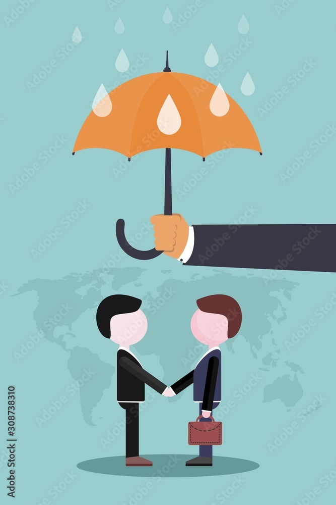 businessman under umbrella businessman under umbrella