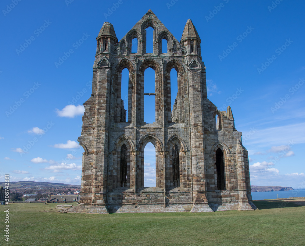Fototapeta premium Whitby Abbey, North Yorkshire, England