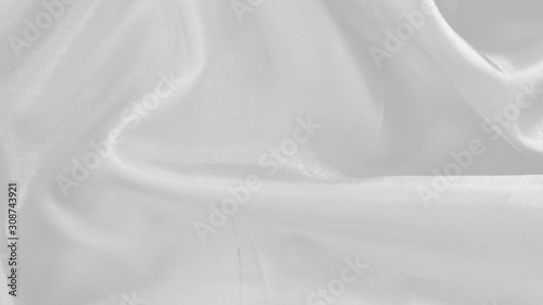 White fabric texture background, White cloth texture and soft wave