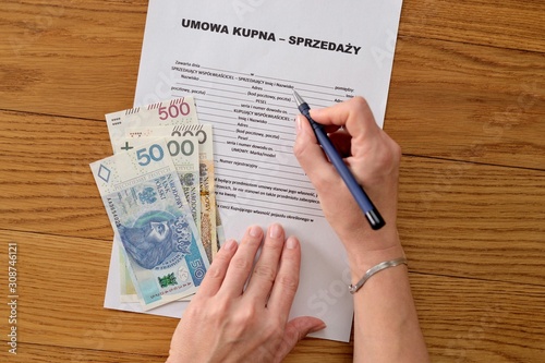 Umowa kupna- sprzedaży.	