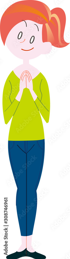 女性 立ちポーズ 全身 女性 立ちポーズ 全身