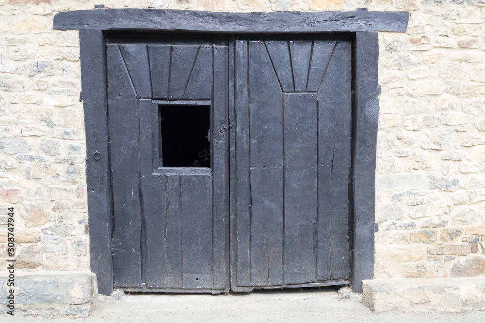 Black old stable door