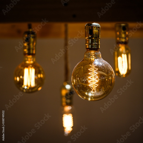 Decorative antique edison vintage warm light bulb