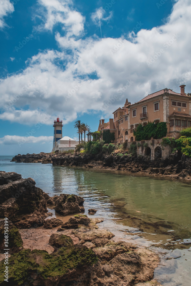 Beautiful angle of Cascais Portugal