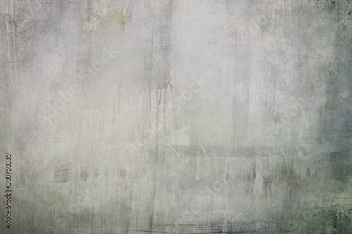 pale green grungy painting glace background or texture