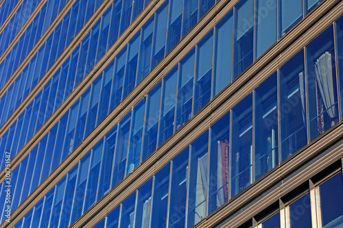 glass windows in commercial building