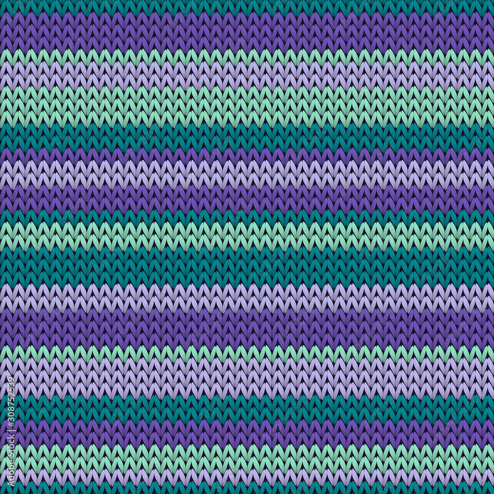 Vintage horizontal stripes knit texture geometric 