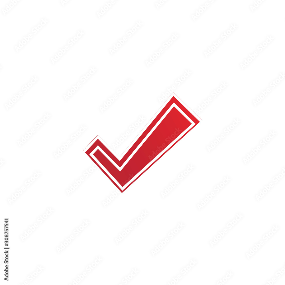 letter V check mark logo icon design template elements-vector letter V check mark logo icon design template elements-vector
