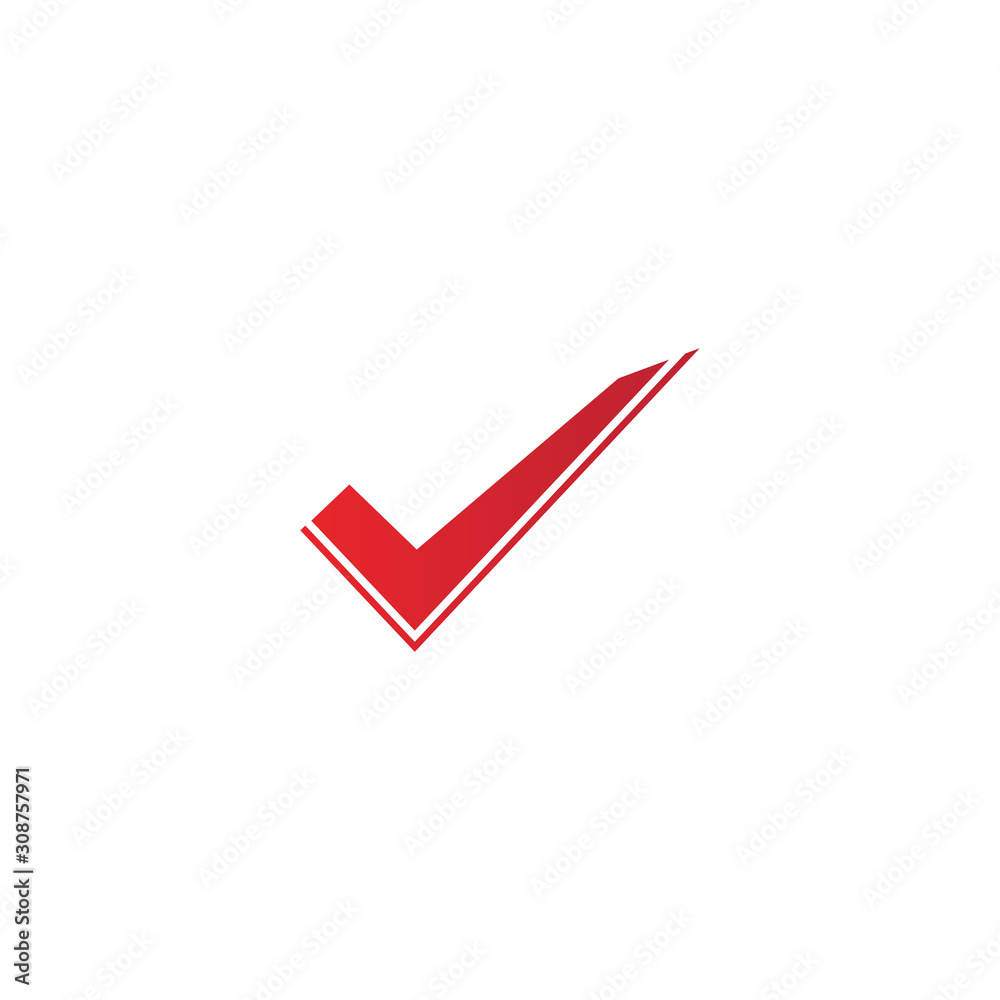 letter V check mark logo icon design template elements-vector letter V check mark logo icon design template elements-vector
