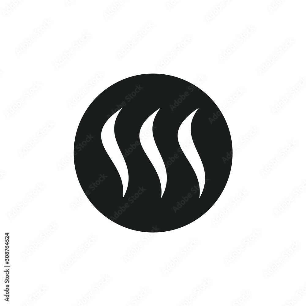 Heat icon template color editable. Heat arrow up concept symbol vector sign isolated on white background. Simple logo vector illustration for graphic and web design. Heat icon template color editable. Heat arrow up concept symbol vector sign isolated on white background. Simple logo vector illustration for graphic and web design.