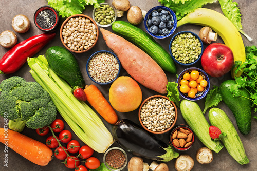 фотографія Healthy food for a vegetarian and vegan dishes