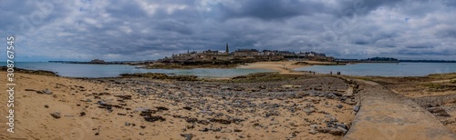 Panoramic view of Saint-Malo, France
