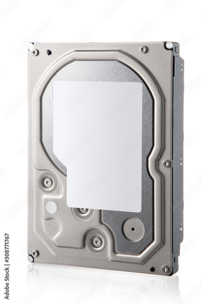 Hard disk of computer isolated on white background Hard disk of computer isolated on white background