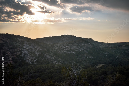 sunset at Big Bend National Park