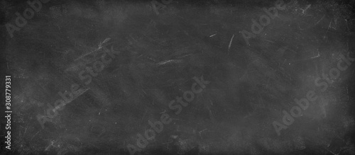 Blackboard or chalkboard texture background photo