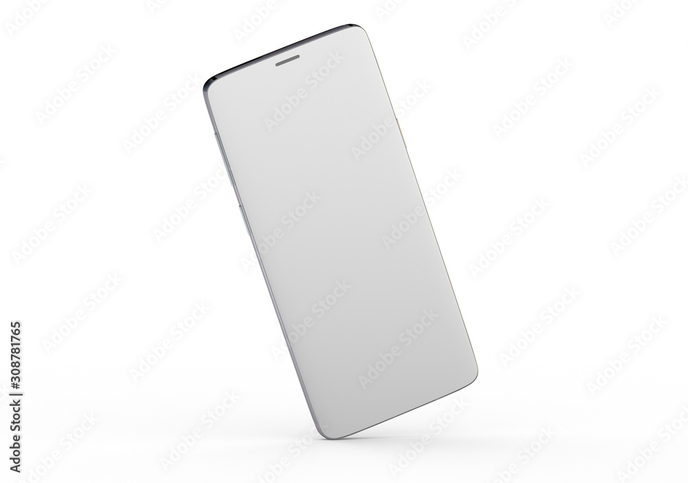 New realistic mobile phone smartphone mockup with blank screen. New realistic mobile phone smartphone mockup with blank screen.