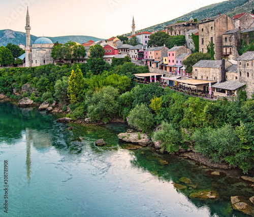 View on the medieval bridge of Mostar  © Horváth Botond