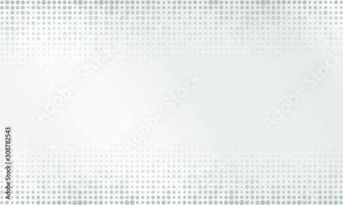 Abstract white and gray light gradient lines background. Texture halftone dots design background. Vector Illustration