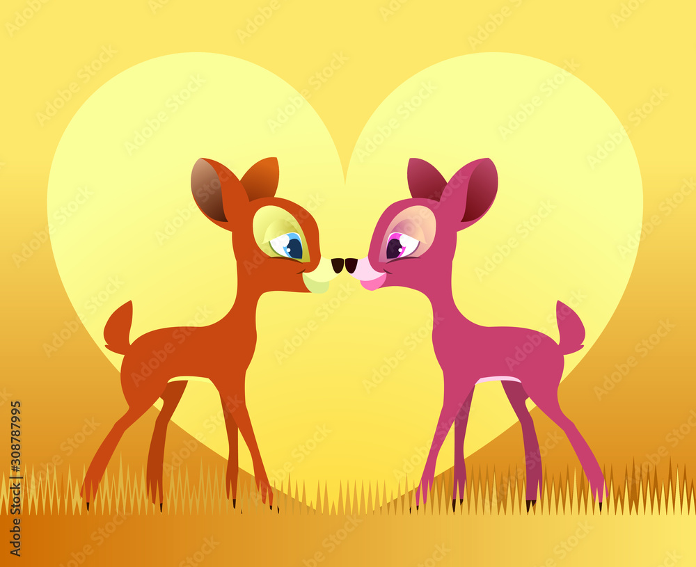 Fototapeta premium deers