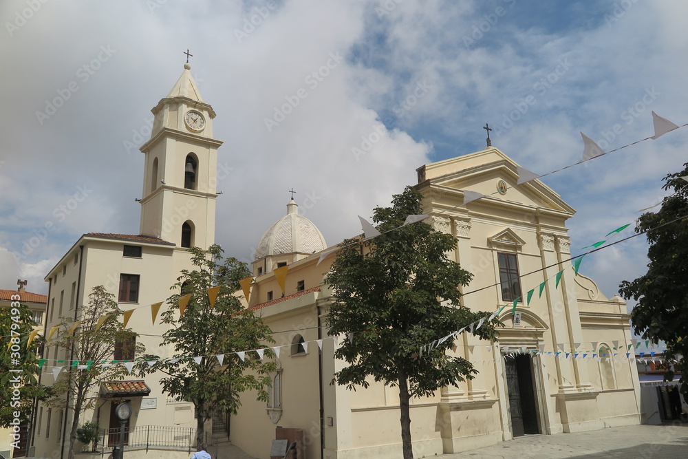 Kirche von Lanusei, Ogliastra, Sardinien